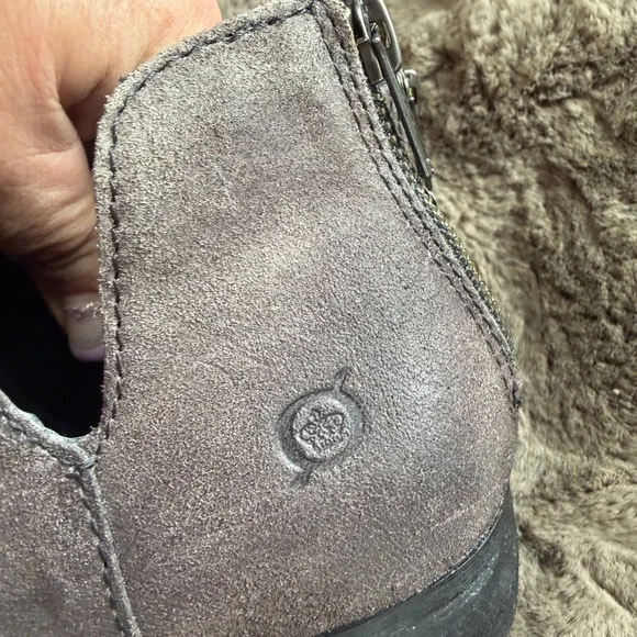 Born Women's brownish-gray Ankle Booties - Picture 3 of 7